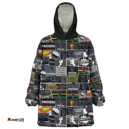 Penrith Panthers Snug Hoodie - Team Of Us Die Hard Fan Supporters Comic Style