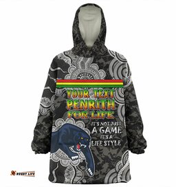 Penrith Panthers Custom Snug Hoodie - Penrith Panthers For Life Oodie