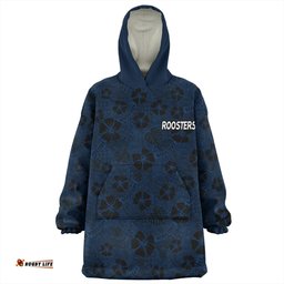 Sydney Roosters Snug Hoodie - Scream With Tropical Patterns
