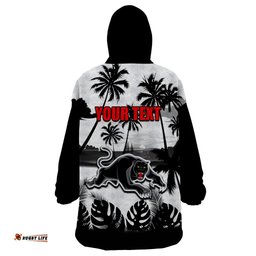 nrl panthers wearable blanket hoodie summer vibe style