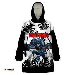 nrl panthers wearable blanket hoodie summer vibe style