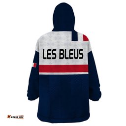 france rugby 7s le xv de france wearable blanket hoodie