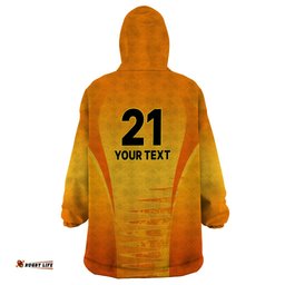 fire up scorchers custom wearable blanket hoodie the sixth time champions