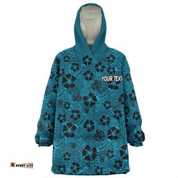 Cronulla-Sutherland Sharks Snug Hoodie - Scream With Tropical Patterns
