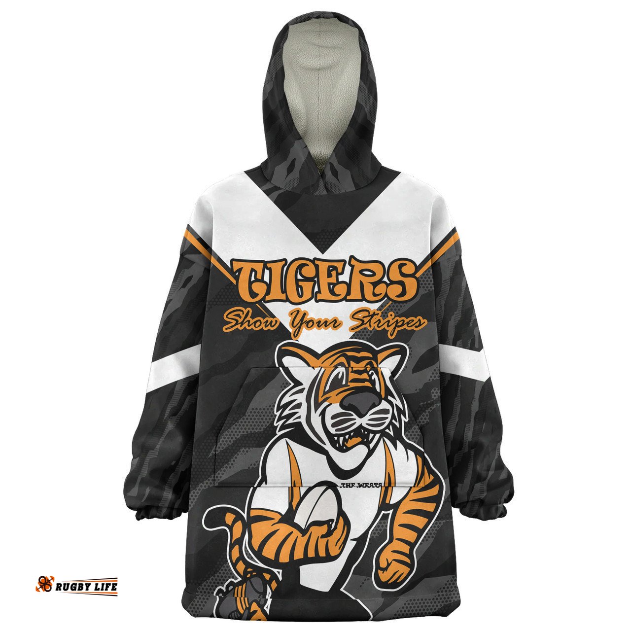 Wests Tigers Custom Snug Hoodie - Wests Tigers Supporter Snug Hoodie