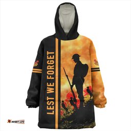 Australia Snug Hoodie Lest We Forget Quater Style