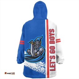Newcastle Knights Sport Snug Hoodie - Knights Mascot Quater Style