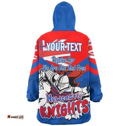 Newcastle Knights Snug Hoodie - Happy Australia Day We Are One And Free