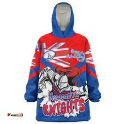 Newcastle Knights Snug Hoodie - Happy Australia Day We Are One And Free