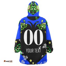 raiders rugby snug hoodie custom personalised raiders with aboriginal culture league rugby team player and number oodie blanket