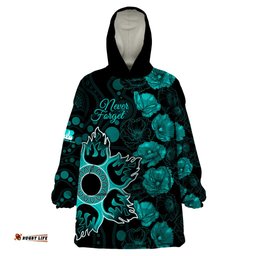 heat cricket never forget custom wearable blanket hoodie anzac day with poppy aboriginal