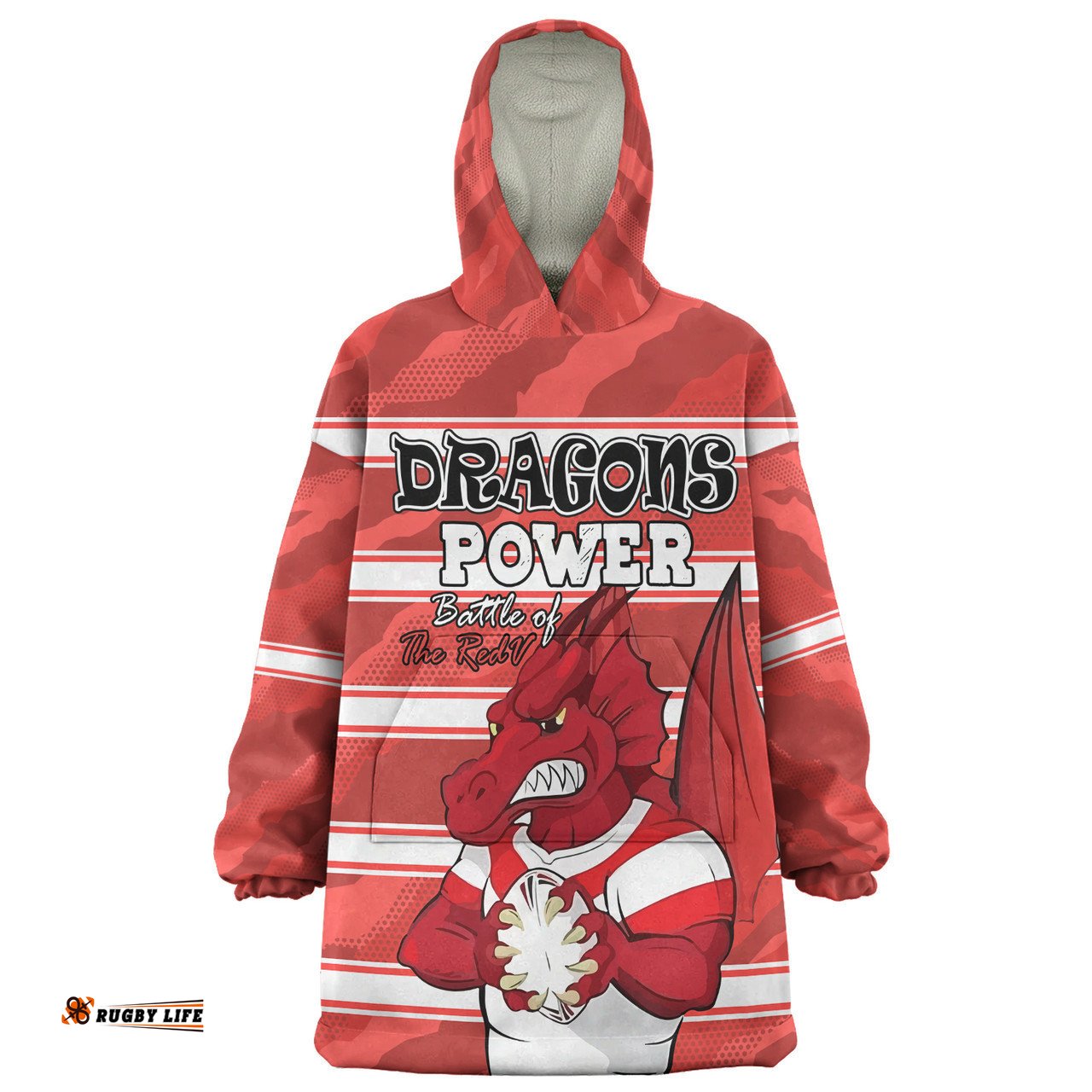 St. George Illawarra Dragons Custom Snug Hoodie - I Hate Being This Awesome But St. George Illawarra Dragons Snug Hoodie