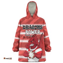 St. George Illawarra Dragons Custom Snug Hoodie - I Hate Being This Awesome But St. George Illawarra Dragons Snug Hoodie