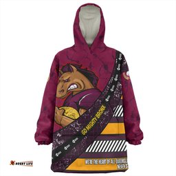 Brisbane Broncos Snug Hoodie - Theme Song For Rugby With Sporty Style