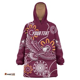 sea eagles rugby snug hoodie custom sea eagles oodie blanket