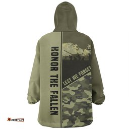 Australia Snug Hoodie - Anzac Day Honor The Fallen Thank The Living
