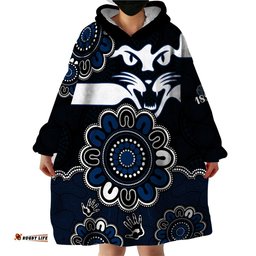 afl geelong cats 1859 aboriginal wearable blanket hoodie