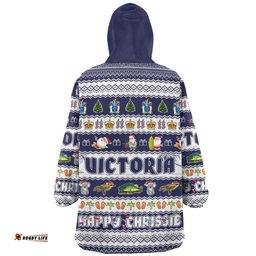 Victoria Christmas Custom Snug Hoodie - Happy Chrissie Ugly Style Snug Hoodie