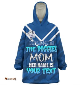 Canterbury-Bankstown Bulldogs Mother's Day Snug Hoodie - Screaming Mom and Crazy Fan