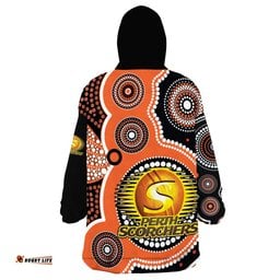 perth scorchers wearable blanket hoodie australia cricket bbl aboriginal
