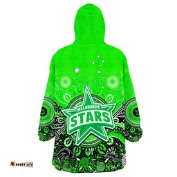 melbourne stars wearable blanket hoodie cricket aboriginal