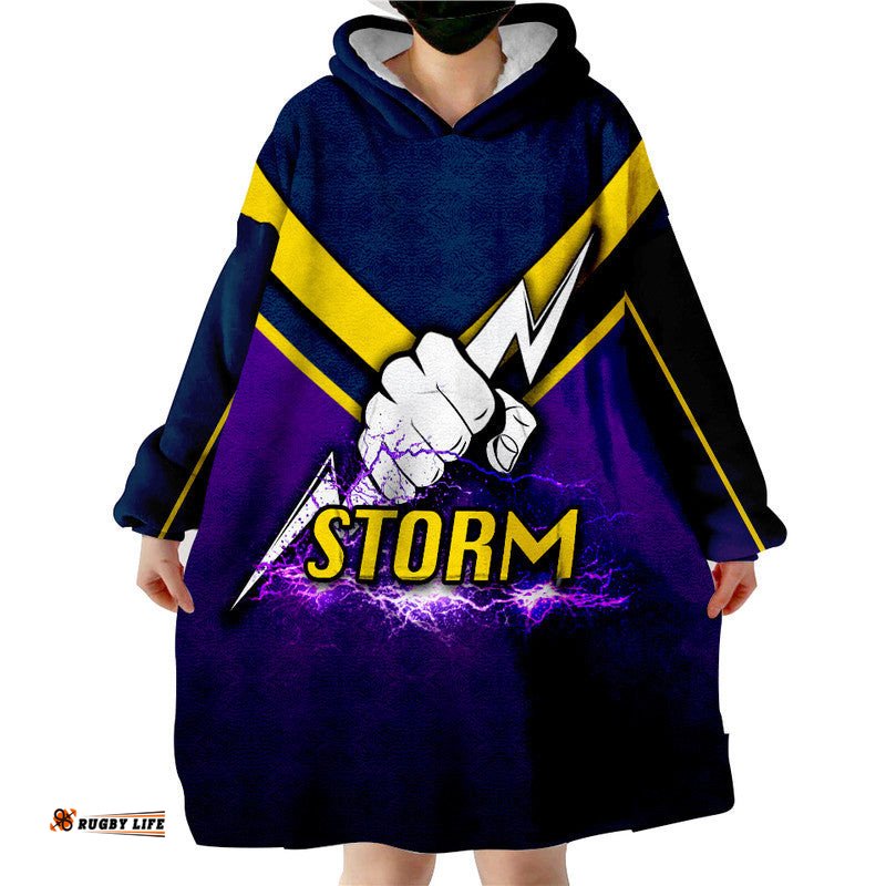 storm rugby wearable blanket hoodie