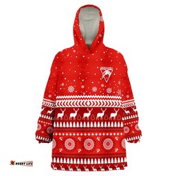 swans football christmas sydney wearable blanket hoodie