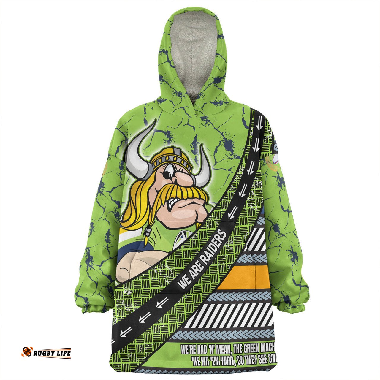 Canberra Raiders Snug Hoodie - Theme Song For Rugby With Sporty Style