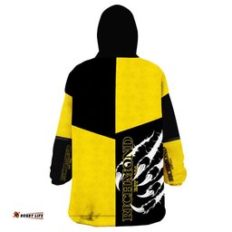 australian football league richmond claws wearable blanket hoodie