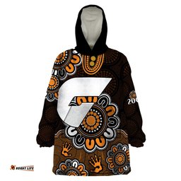 afl gws giants 2012 aboriginal wearable blanket hoodie