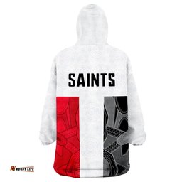 custom personalised saints football st kilda indigenous wearable blanket hoodie