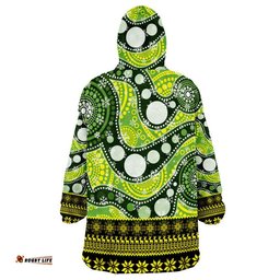 sydney thunder christmas mix aboriginal wearable blanket hoodie