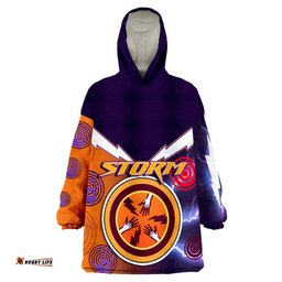 storm rugby wearable blanket hoodie aboriginal