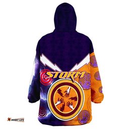 storm rugby wearable blanket hoodie aboriginal