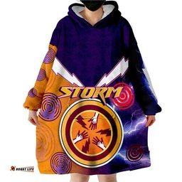 storm rugby wearable blanket hoodie aboriginal