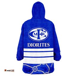 mines rovers football club goldfields football indigenous diorites wearable blanket hoodie