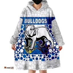 newest bulldogs wearable blanket hoodie