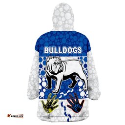 newest bulldogs wearable blanket hoodie