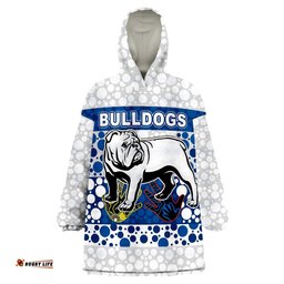 newest bulldogs wearable blanket hoodie