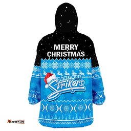 adelaide strikers cricket wearable blanket hoodie aboriginal merry christmas