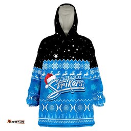 adelaide strikers cricket wearable blanket hoodie aboriginal merry christmas