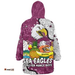 Manly Warringah Sea Eagles Snug Hoodie - Australian Big Things Snug Hoodie