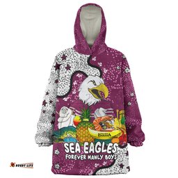 Manly Warringah Sea Eagles Snug Hoodie - Australian Big Things Snug Hoodie
