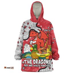 St. George Illawarra Dragons Custom Snug Hoodie - Australian Big Things Snug Hoodie