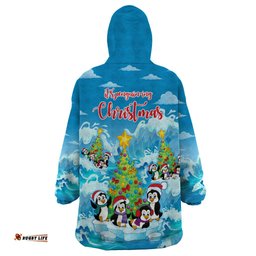 its penguin ing to look a lot like christmas wearable blanket hoodie