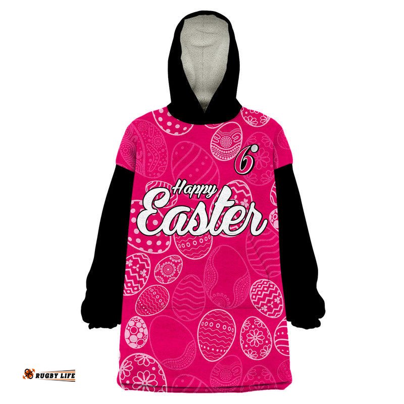 custom personalised sydney sixers cricket happy easter day wearable blanket hoodie simple style