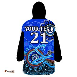 custom personalised adelaide strikers wearable blanket hoodie cricket indigenous aboriginal