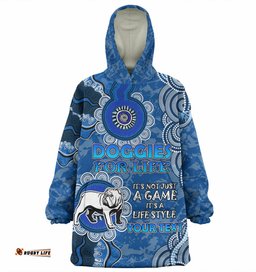 Canterbury-Bankstown Bulldogs Custom Snug Hoodie - I'm Witth the Doggies this year Oodie