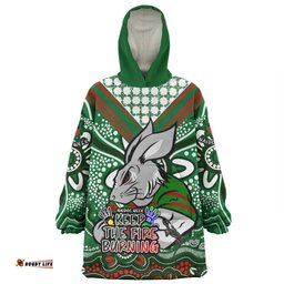 South Sydney Rabbitohs Snug Hoodie Aboriginal Inspired Naidoc Week Custom For Die Hard Fan Supporters