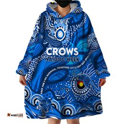 custom naidoc week 2024 cats wearable blanket hoodie aboriginal animals keep the fire burning dt02
